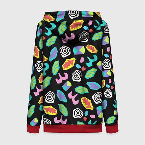 Женская толстовка на молнии Очень странные дела / 3D-Красный – фото 2