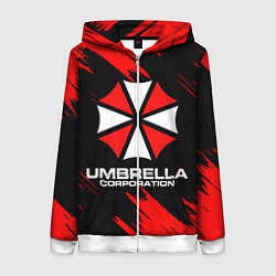 Женская толстовка на молнии Umbrella Corporation