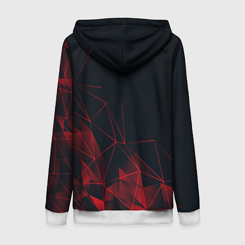 Женская толстовка на молнии MASS EFFECT N7 / 3D-Белый – фото 2