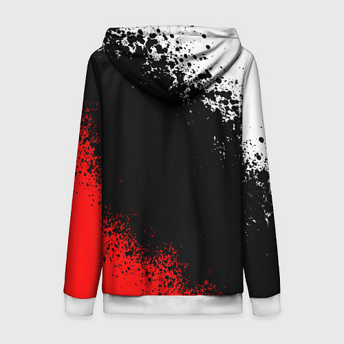 Женская толстовка на молнии MASS EFFECT N7 / 3D-Белый – фото 2