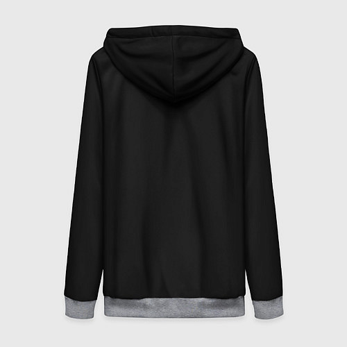 Женская толстовка на молнии Bloodborne / 3D-Меланж – фото 2