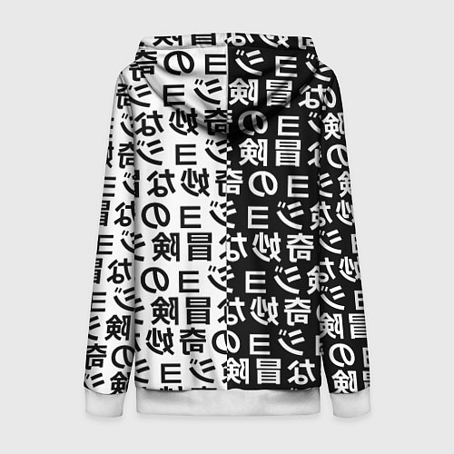 Женская толстовка на молнии JOJOS BIZARRE ADVENTURE / 3D-Белый – фото 2