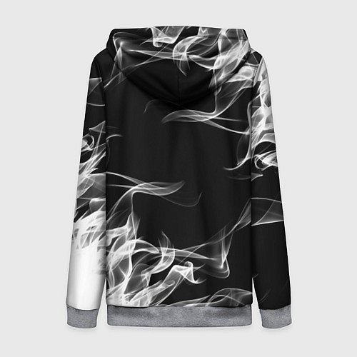 Женская толстовка на молнии ВЕДЬМАК / 3D-Меланж – фото 2