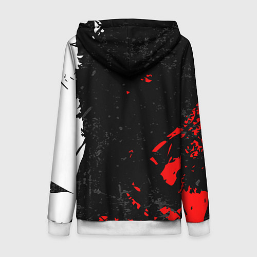 Женская толстовка на молнии METRO EXODUS / 3D-Белый – фото 2