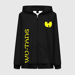 Толстовка на молнии женская WU-TANG CLAN, цвет: 3D-черный