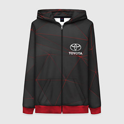 Женская толстовка на молнии TOYOTA