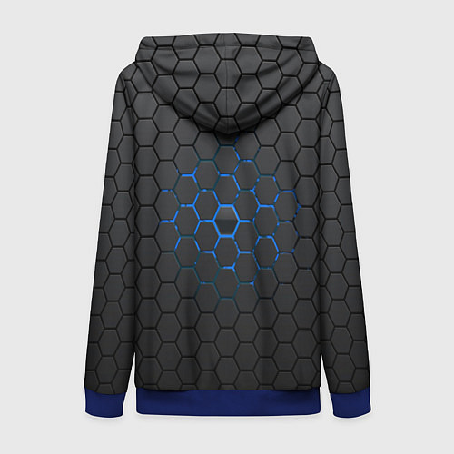 Женская толстовка на молнии BMW / 3D-Синий – фото 2