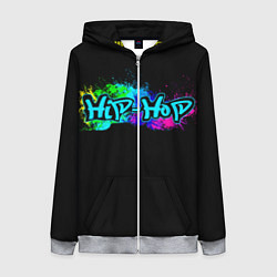 Женская толстовка на молнии Hip-Hop