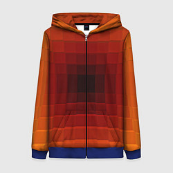 Женская толстовка на молнии Оптическая иллюзия