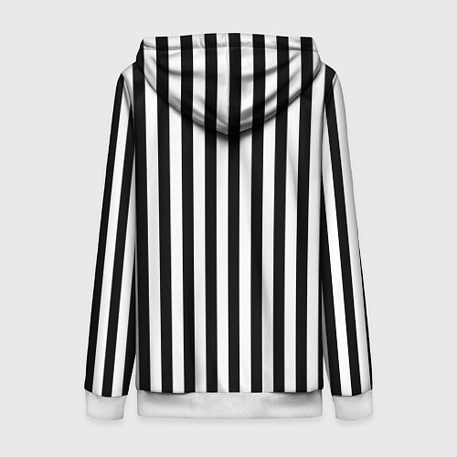 Женская толстовка на молнии Литтл Биг / 3D-Белый – фото 2