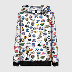 Женская толстовка на молнии NHL PATTERN Z