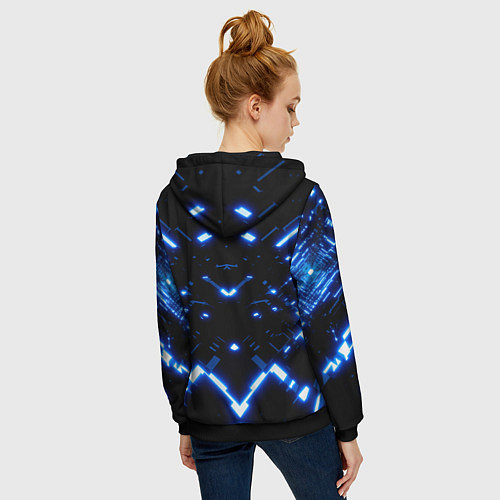 Женская толстовка на молнии SUBARU / 3D-Черный – фото 4