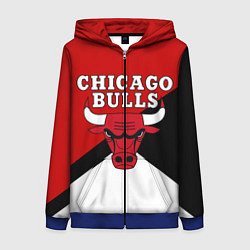 Женская толстовка на молнии CHICAGO BULLS