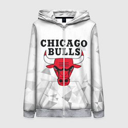 Женская толстовка на молнии CHICAGO BULLS