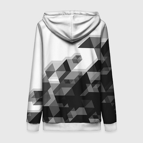 Женская толстовка на молнии TOYOTA / 3D-Белый – фото 2