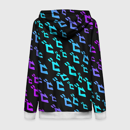 Женская толстовка на молнии JOJOS BIZARRE ADVENTURE / 3D-Белый – фото 2