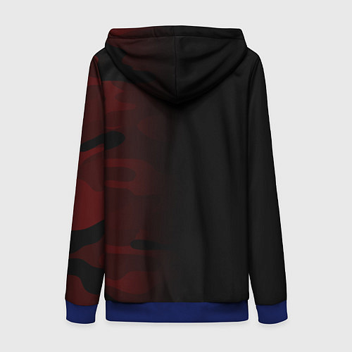 Женская толстовка на молнии La Casa de Papel Z / 3D-Синий – фото 2