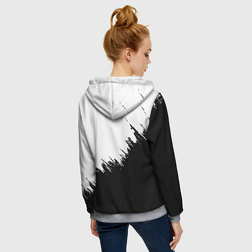 Женская толстовка на молнии The Witcher / 3D-Меланж – фото 4