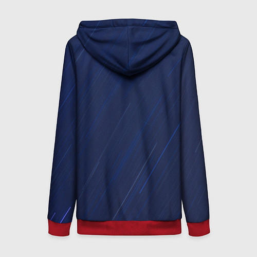 Женская толстовка на молнии SUBARU / 3D-Красный – фото 2