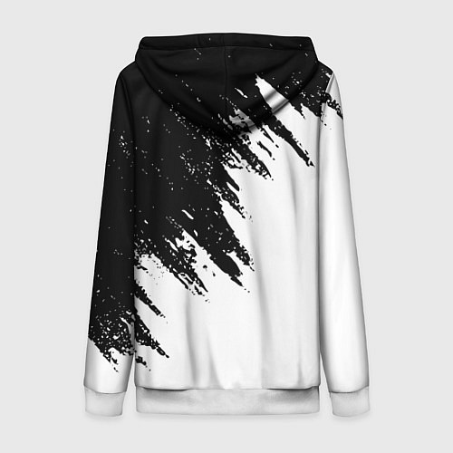 Женская толстовка на молнии Sabaton / 3D-Белый – фото 2