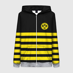 Толстовка на молнии женская BORUSSIA, цвет: 3D-меланж