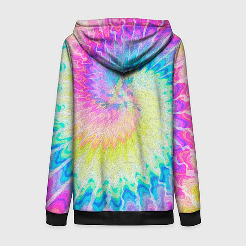 Женская толстовка на молнии ЛЕТО / 3D-Черный – фото 2