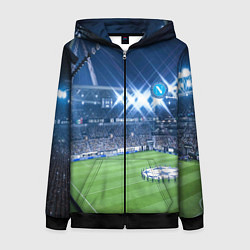 Толстовка на молнии женская FC NAPOLI, цвет: 3D-черный