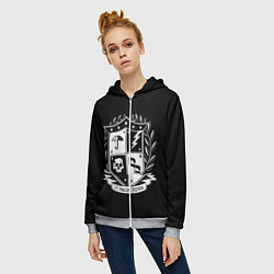 Толстовка на молнии женская Академия Амбрелла, цвет: 3D-меланж — фото 2