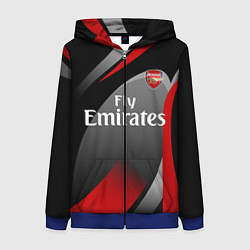 Толстовка на молнии женская ARSENAL UNIFORM, цвет: 3D-синий