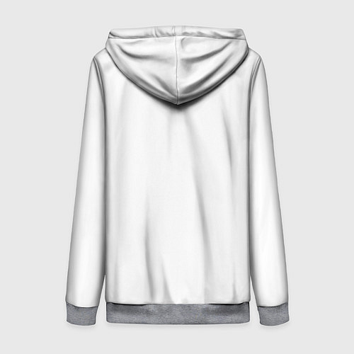 Женская толстовка на молнии Tiger Art / 3D-Меланж – фото 2