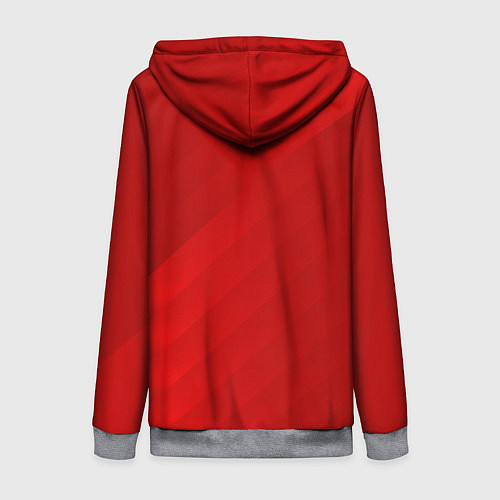 Женская толстовка на молнии FC Bayern Munchen / 3D-Меланж – фото 2