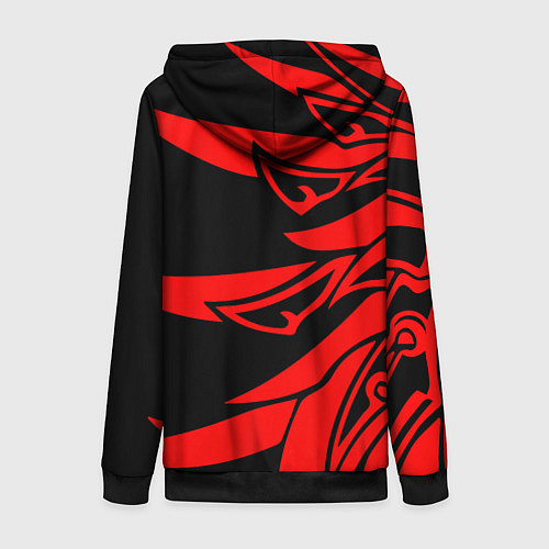 Женская толстовка на молнии USSR / 3D-Черный – фото 2