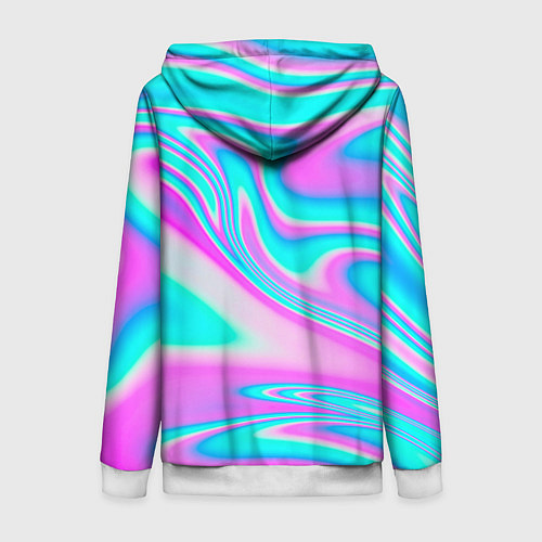 Женская толстовка на молнии Пикачу / 3D-Белый – фото 2