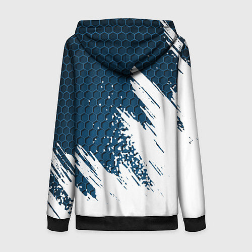 Женская толстовка на молнии FORD / 3D-Черный – фото 2