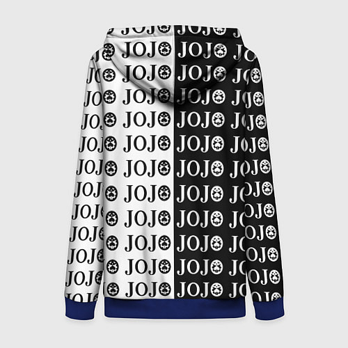 Женская толстовка на молнии JoJo Bizarre Adventure / 3D-Синий – фото 2