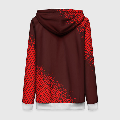 Женская толстовка на молнии LINDEMANN ЛИНДЕМАНН / 3D-Белый – фото 2