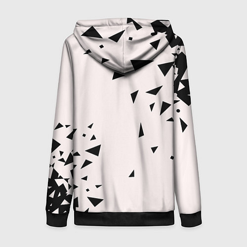 Женская толстовка на молнии Monsta X / 3D-Черный – фото 2