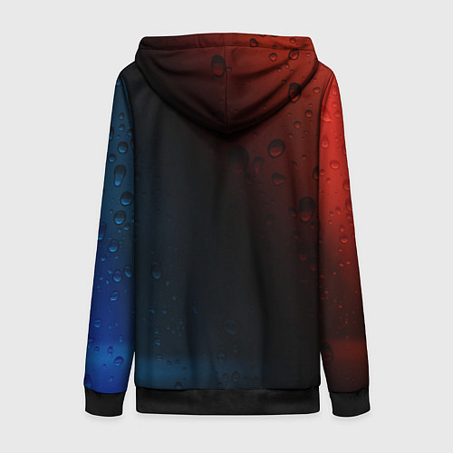 Женская толстовка на молнии BMW БМВ / 3D-Черный – фото 2