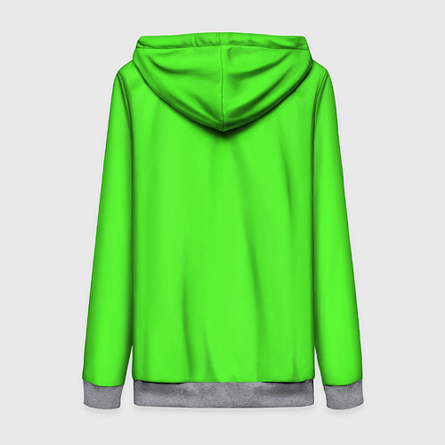 Женская толстовка на молнии Toxic / 3D-Меланж – фото 2