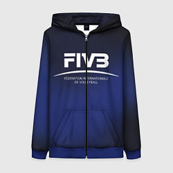 Женская толстовка на молнии FIVB Volleyball