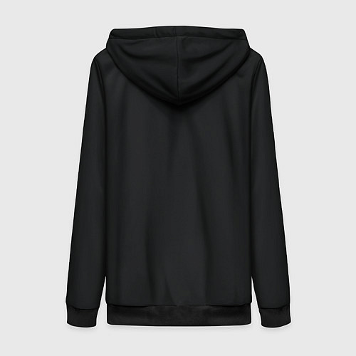 Женская толстовка на молнии Ночная карта Парижа / 3D-Черный – фото 2