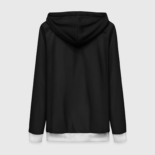 Женская толстовка на молнии Genshin Impact Paimon / 3D-Белый – фото 2