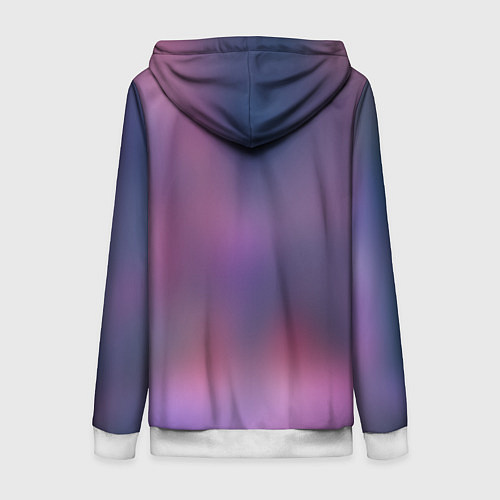 Женская толстовка на молнии Урарака Очако / 3D-Белый – фото 2