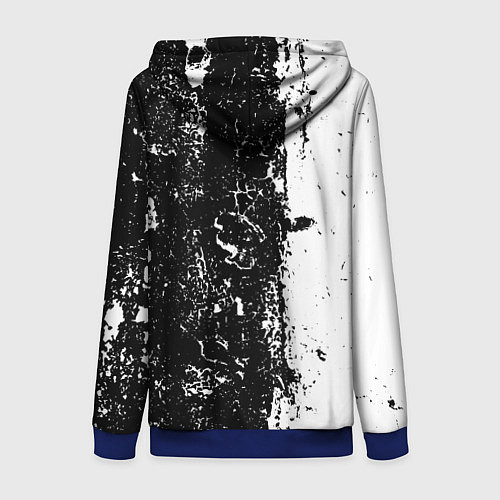 Женская толстовка на молнии Velial Squad / 3D-Синий – фото 2