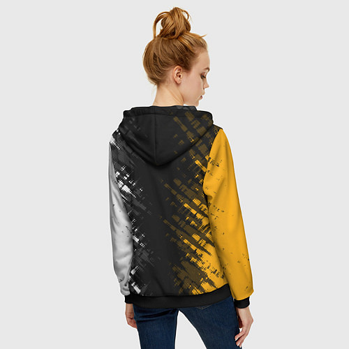 Женская толстовка на молнии PUBG / 3D-Черный – фото 4