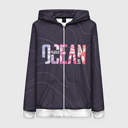 Женская толстовка на молнии Сёрфинг