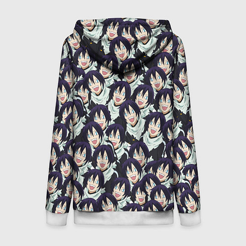 Женская толстовка на молнии ЯТО БЕЗДОМНЫЙ БОГ / 3D-Белый – фото 2