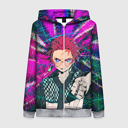 Женская толстовка на молнии Танджиро Камадо