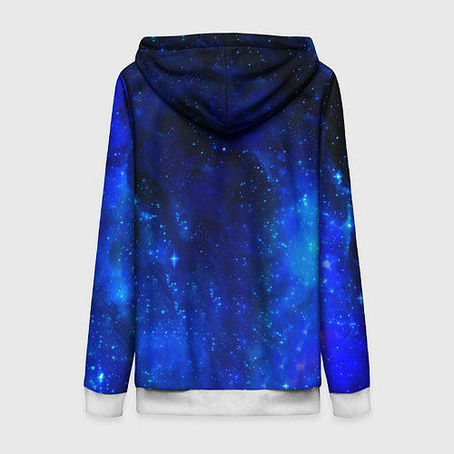 Женская толстовка на молнии Доктор Стоун / 3D-Белый – фото 2