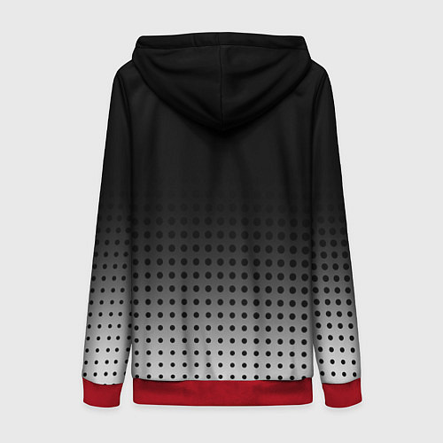 Женская толстовка на молнии Renault / 3D-Красный – фото 2